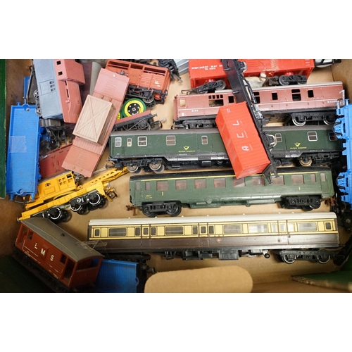 156 - 100 OO gauge items of rolling stock to include Wrenn, Hornby, Triang, Hornby Dublo and kit built exa... 