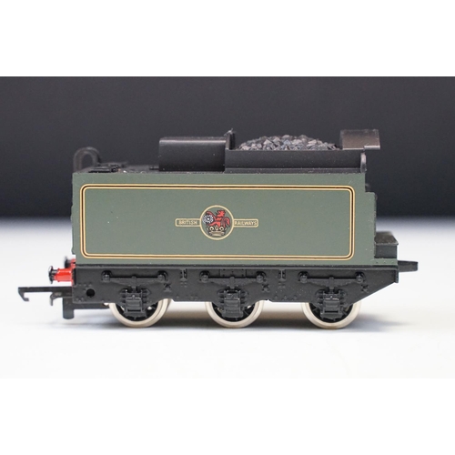 100 - Boxed Wrenn OO gauge W2277 Bullied BR green Spitfire locomotive, complete with interior paper and in... 