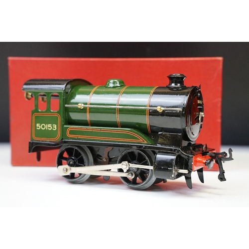 102 - Two boxed Hornby O gauge locomotives to include No 40 Tank Locomotive in black and No 51 Locomotive ... 