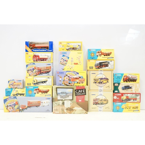 1127 - Collection of 20 boxed Corgi diecast models to include 11802 Drayman's Range, 18601, 19802, 27301, 1... 