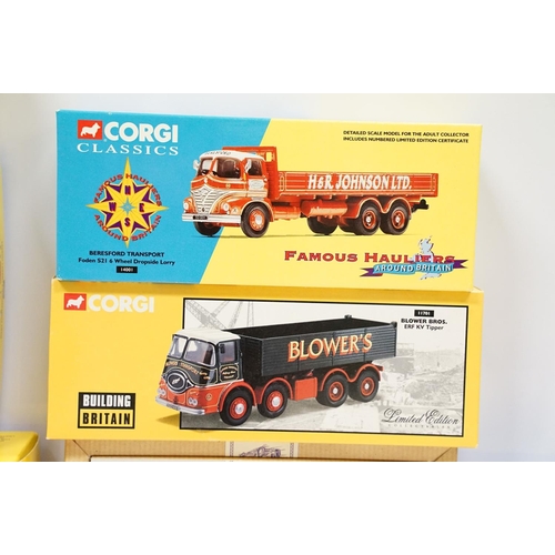 1127 - Collection of 20 boxed Corgi diecast models to include 11802 Drayman's Range, 18601, 19802, 27301, 1... 