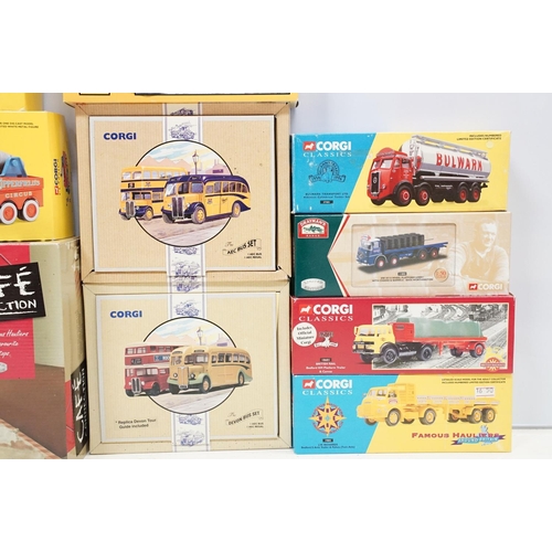 1127 - Collection of 20 boxed Corgi diecast models to include 11802 Drayman's Range, 18601, 19802, 27301, 1... 