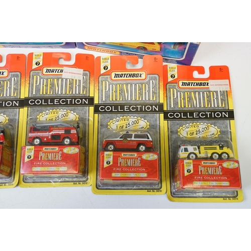 1128 - Collection of 18 boxed fire engine related diecast models to include Dinky 384 Convoy Fire Rescue Tr... 