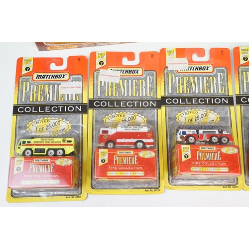 1128 - Collection of 18 boxed fire engine related diecast models to include Dinky 384 Convoy Fire Rescue Tr... 