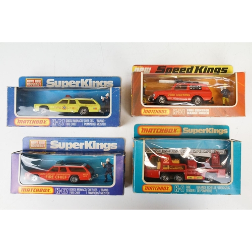 1128 - Collection of 18 boxed fire engine related diecast models to include Dinky 384 Convoy Fire Rescue Tr... 