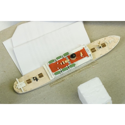 1138 - Collection of nine boxed 1/1250 scale Albatros-Modell diecast model ships to include Nr. 90 Strathed... 