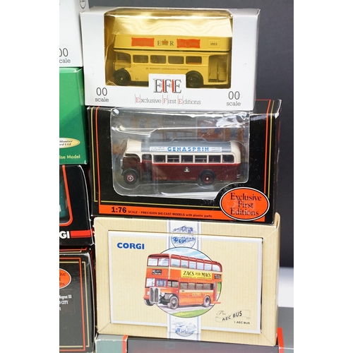 1141 - Collection of 19 boxed / cased diecast model buses to include 6 x EFE Exclusive First Editions, 5 x ... 