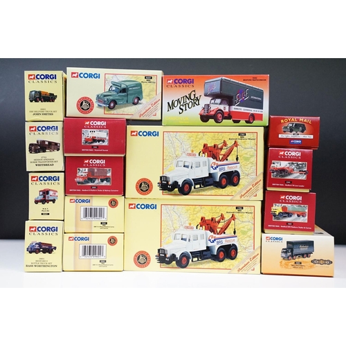 1147 - Collection of 16 boxed Corgi diecast models to include 26001 Ballantines, 2 x 17901 BRS, 2 x 09601 B... 