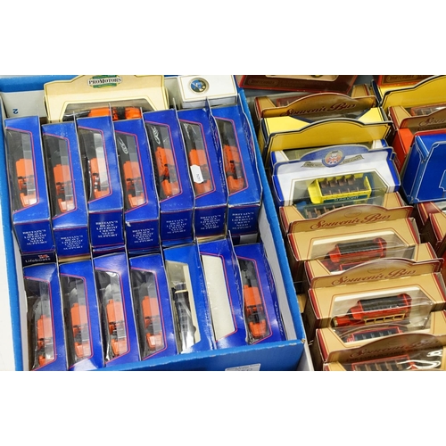 1150 - Collection of around 210 various boxed diecast models to include Lledo Days Gone, Matchbox Models Of... 