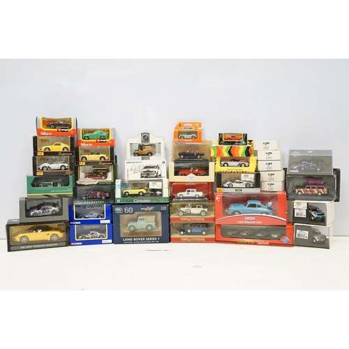 1155 - Collection of 38 boxed diecast models to include Corgi, Matchbox Models Of Yesteryear, Carrera, Bura... 