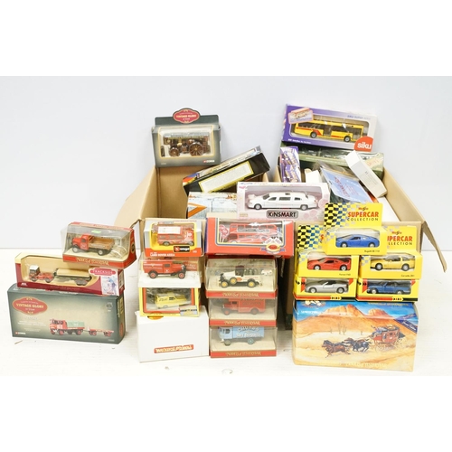 1160 - Collection of 50 boxed diecast models to include Corgi Original Omnibus, Matchbox Models Of Yesterye... 