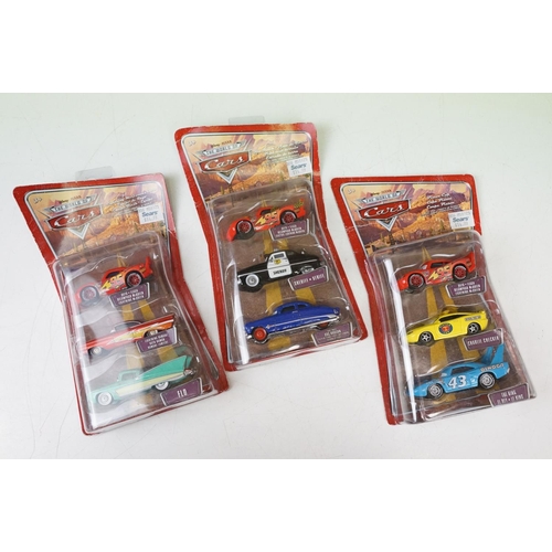 1161 - Disney Pixar Cars boxed diecast models, to include 2 x Super 6 vehicle sets, Piston Cup Racers, Coll... 