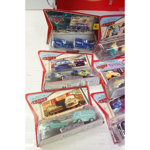 1162 - 20 Carded Mattel Disney Pixar The World of Cars twin pack diecast model sets, all ex, contained with... 