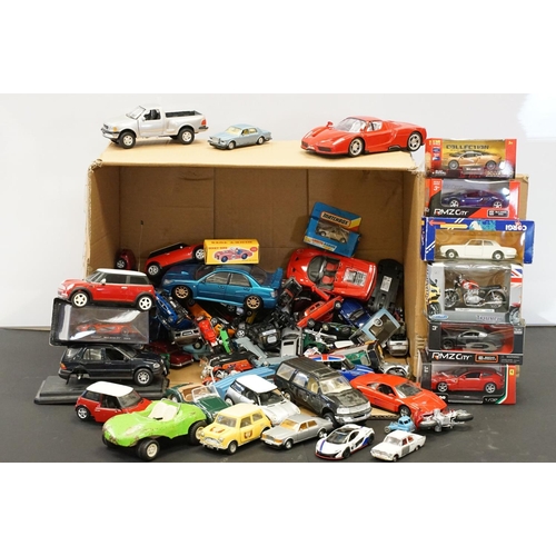 1199 - Large collection of boxed and unboxed diecast to include Matchbox Car Transporter, Oxford Diecast, C... 