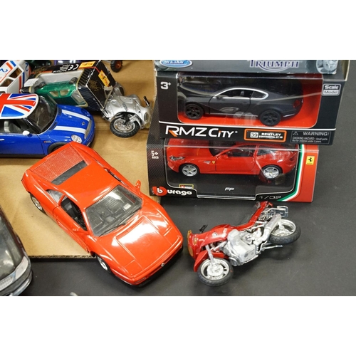 1199 - Large collection of boxed and unboxed diecast to include Matchbox Car Transporter, Oxford Diecast, C... 