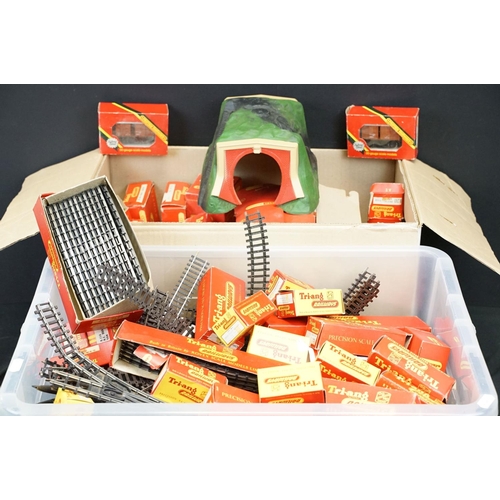 169 - Collection of OO gauge accessories to include 19 x boxed Hornby & Triang items of rolling stock feat... 