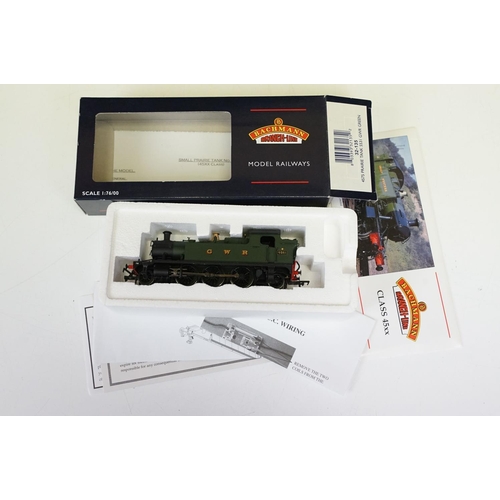 209 - Four boxed Bachmann OO gauge locomotives to include 32075 Class 56XX Tank 5667 GWR green, 32200 8750... 