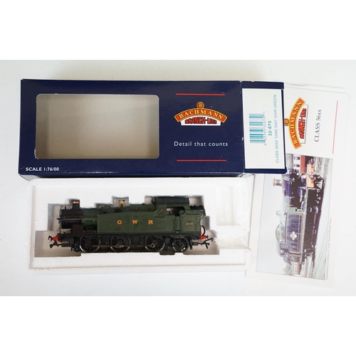 209 - Four boxed Bachmann OO gauge locomotives to include 32075 Class 56XX Tank 5667 GWR green, 32200 8750... 