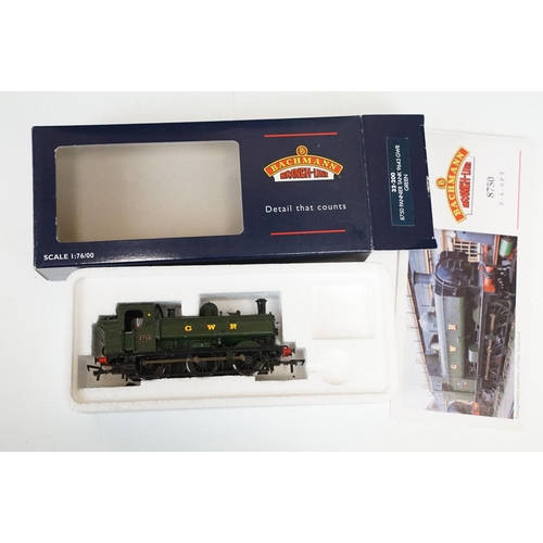 209 - Four boxed Bachmann OO gauge locomotives to include 32075 Class 56XX Tank 5667 GWR green, 32200 8750... 