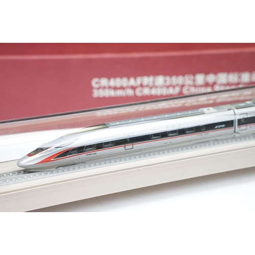 85 - Boxed & cased 350km/h CR400AF China Standard EMU N gauge display set