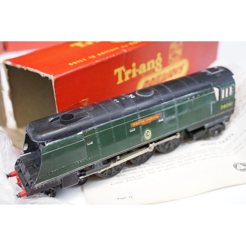 90 - Three boxed Triang / Hornby OO gauge locomotives to include R253 0-4-0 Diesel Dock Shunter, R356S Ba... 