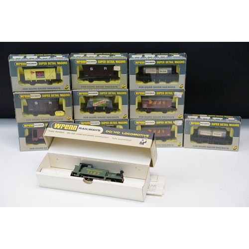 93 - Boxed Wrenn OO gauge W2207 0-6-0 Tank BR locomotive plus 10 x boxed Wrenn Wagons to include 2 x W500... 