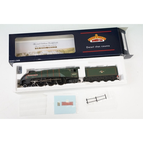 96 - Boxed Special Ltd Edn Bachmann OO gauge Class A4 No 60007 Sir Nigel Gresley locomotive, with outer b... 