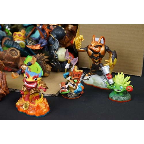 265 - Large collection of Skylanders figures featuring Ninja Stealth, Free Ranger, Spyro, Blast Zone , etc