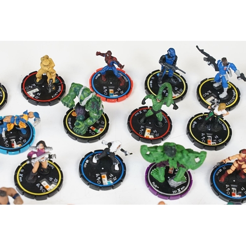 267 - 39 HeroClix figures to include Spiderman, Black Cat, Abbey Chase, Hand Ninja, Kang, etc plus a Marve... 