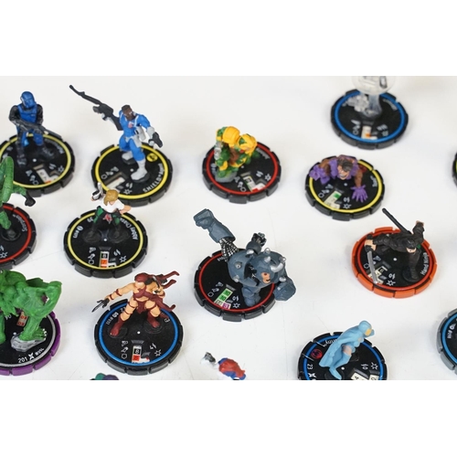 267 - 39 HeroClix figures to include Spiderman, Black Cat, Abbey Chase, Hand Ninja, Kang, etc plus a Marve... 