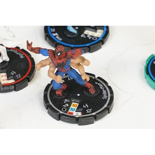 267 - 39 HeroClix figures to include Spiderman, Black Cat, Abbey Chase, Hand Ninja, Kang, etc plus a Marve... 