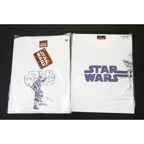 281 - Star Wars - Seven unopened Star Wars tee shirts, sizes include 4 x Medium and 3 x Small