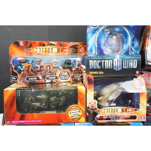 284 - 13 Boxed / carded Character Doctor Who figures & Vehicles to include The Regeneration Set (missing f... 