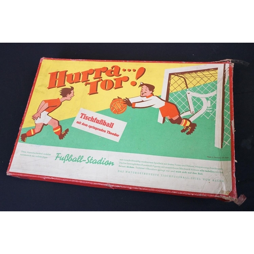 294 - Group of vintage games and toys to include boxed Brickplayer Kit 4, boxed German Table Football, box... 