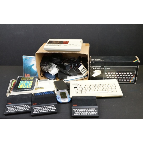 296 - Retro Gaming - Collection Of retro gaming Sega Emperor, 3 x Sinclair ZX81, Sinclair ZX80, Nintendo D... 