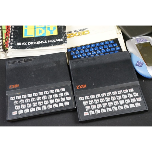 296 - Retro Gaming - Collection Of retro gaming Sega Emperor, 3 x Sinclair ZX81, Sinclair ZX80, Nintendo D... 