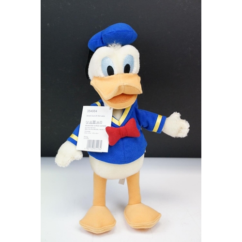 320 - Two boxed Steiff Disney teddys to include 354984 25cm Donald Duck No.573/2000, Exclusive to Danbury ... 