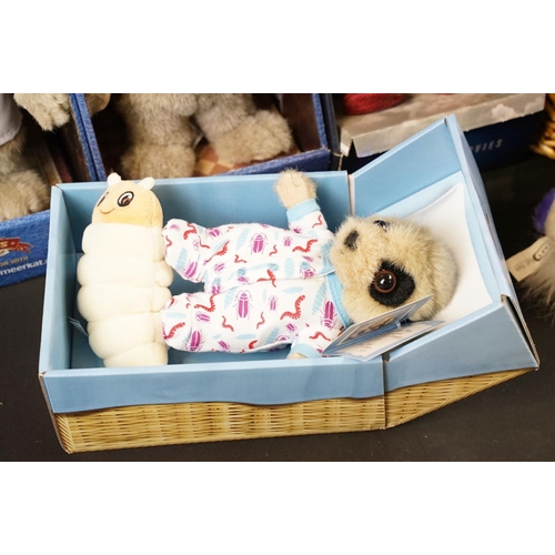 352A - Large collection of various teddy bears to include boxed Merryhthought Hope ltd edn teddy bear, Disn... 