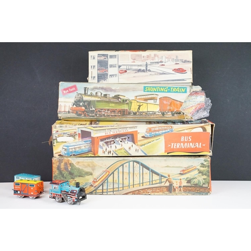 354 - Collection of four boxed 1950s Technofix West German tin plate lithograph models to include No. 285 ... 