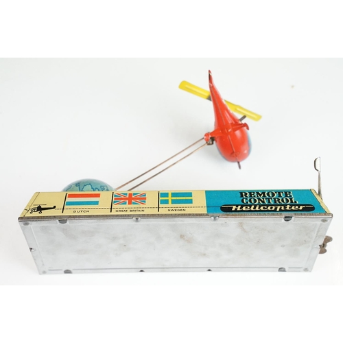 356 - Two boxed mid 20th C tin plate toys to include Sulky (Brevetti  Boroli Bologna, Italy) horse with jo... 