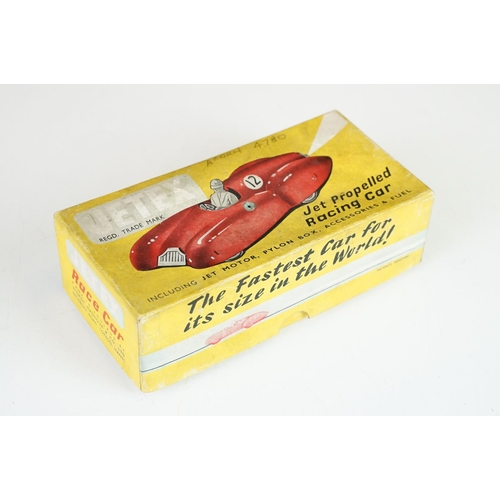 361 - Schuco Moto-Dril 1006 tinplate clockwork model (no key) plus a boxed Jetex Jet Propelled Racing Car ... 