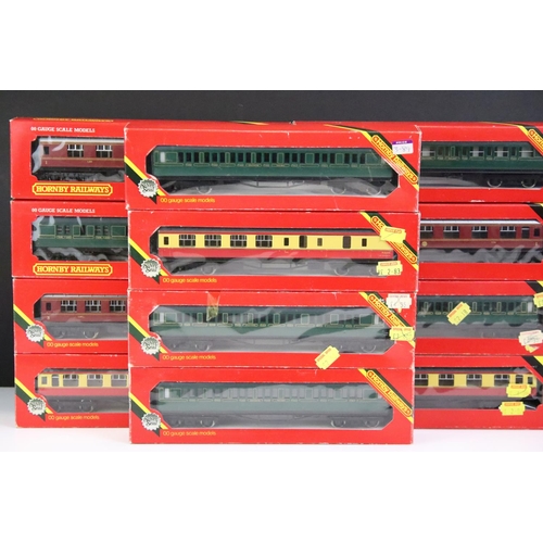 23 - 29 Boxed OO gauge items of rolling stock to include 27 x Hornby and 2 x Palitoy Mainline, featuring ... 