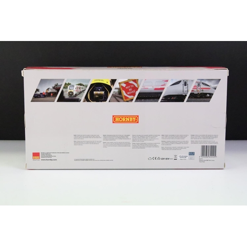 26 - Boxed ltd edn Hornby OO gauge R3579F Hitachi Class 800 Test Livery Train Pack, complete