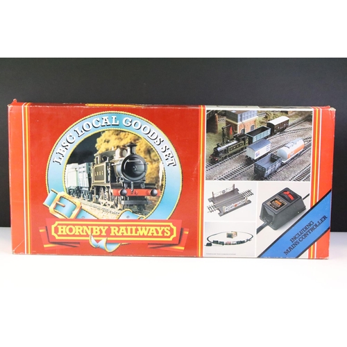 27 - Two boxed Hornby OO gauge train sets to include R536 LBSC Local Goods Set and R687 Silver Jubilee Pu... 