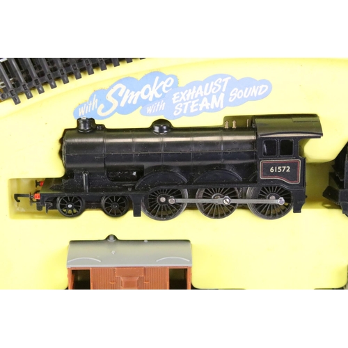 30 - Five boxed Triang / Hornby OO gauge train sets to include The Midlander (no box lid), RS59, RS8 The ... 