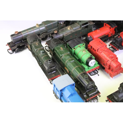 38 - 17 OO gauge locomotives to include Lima King George V, Hornby Thomas, Hornby Percy, Hornby ECC Quarr... 