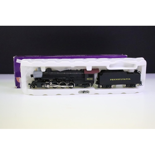 42 - Five boxed IHC International Hobby Corp HO gauge Pennsylvania locomotives to include 2-8-2 Mikado M9... 