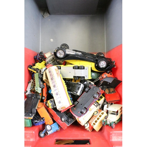 1194 - Quantity of play worn diecast models circa 1970/80s to include Matchbox, Corgi, Burago, Dinky etc (t... 