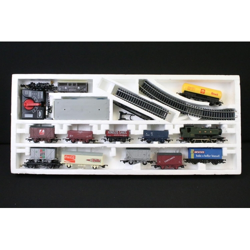 216 - Three boxed Lima OO gauge train sets to include 104507AW, 4620P and 104407, all appear to be complet... 