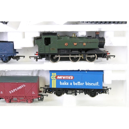 216 - Three boxed Lima OO gauge train sets to include 104507AW, 4620P and 104407, all appear to be complet... 
